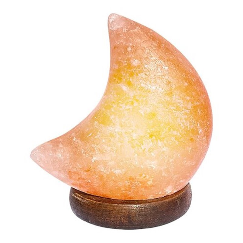 wasabi mini lampara de sal led rgb decorativa con usb forma de luna led 1w l7 5xh12cm
